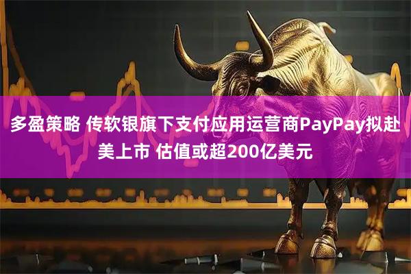 多盈策略 传软银旗下支付应用运营商PayPay拟赴美上市 估值或超200亿美元